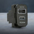 Aerpro APCCMT4| Dual USB-C PD36W & USB-A QC3.0 Charger to Suit Mitsubishi (19.5x36.5mm)