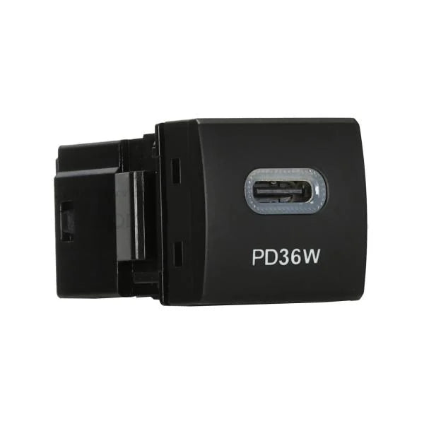 AERPRO APCCTO8 - USB Charger USB-C PD36W Toyota 23mm x 23mm | OEM-Style Integration
