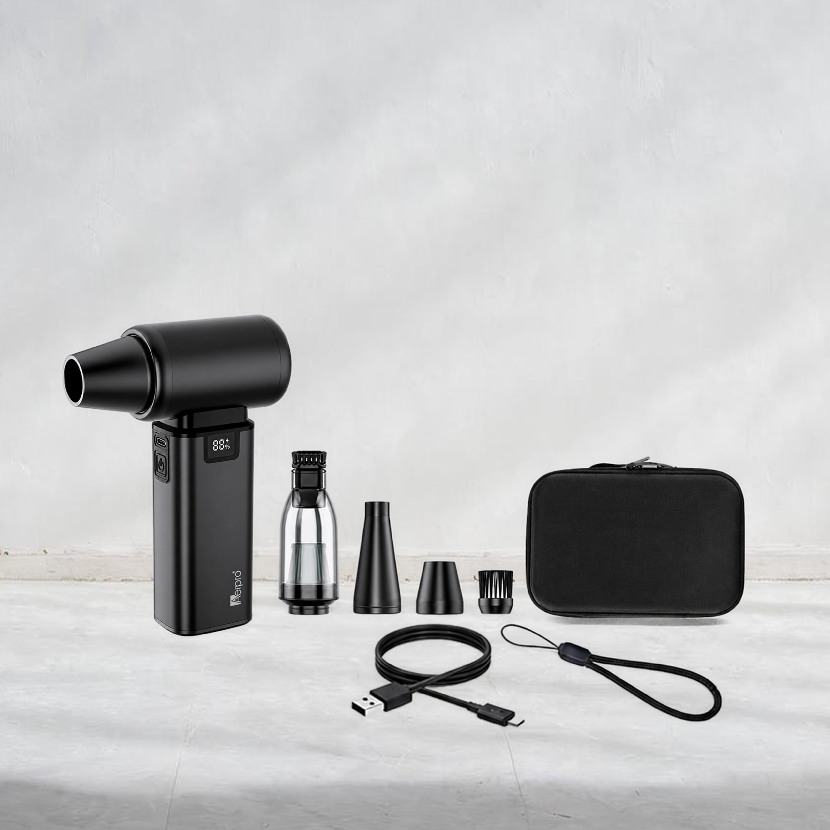 Aerpro APDBV1 2-in-1 Handheld Dust Blower and Vacuum