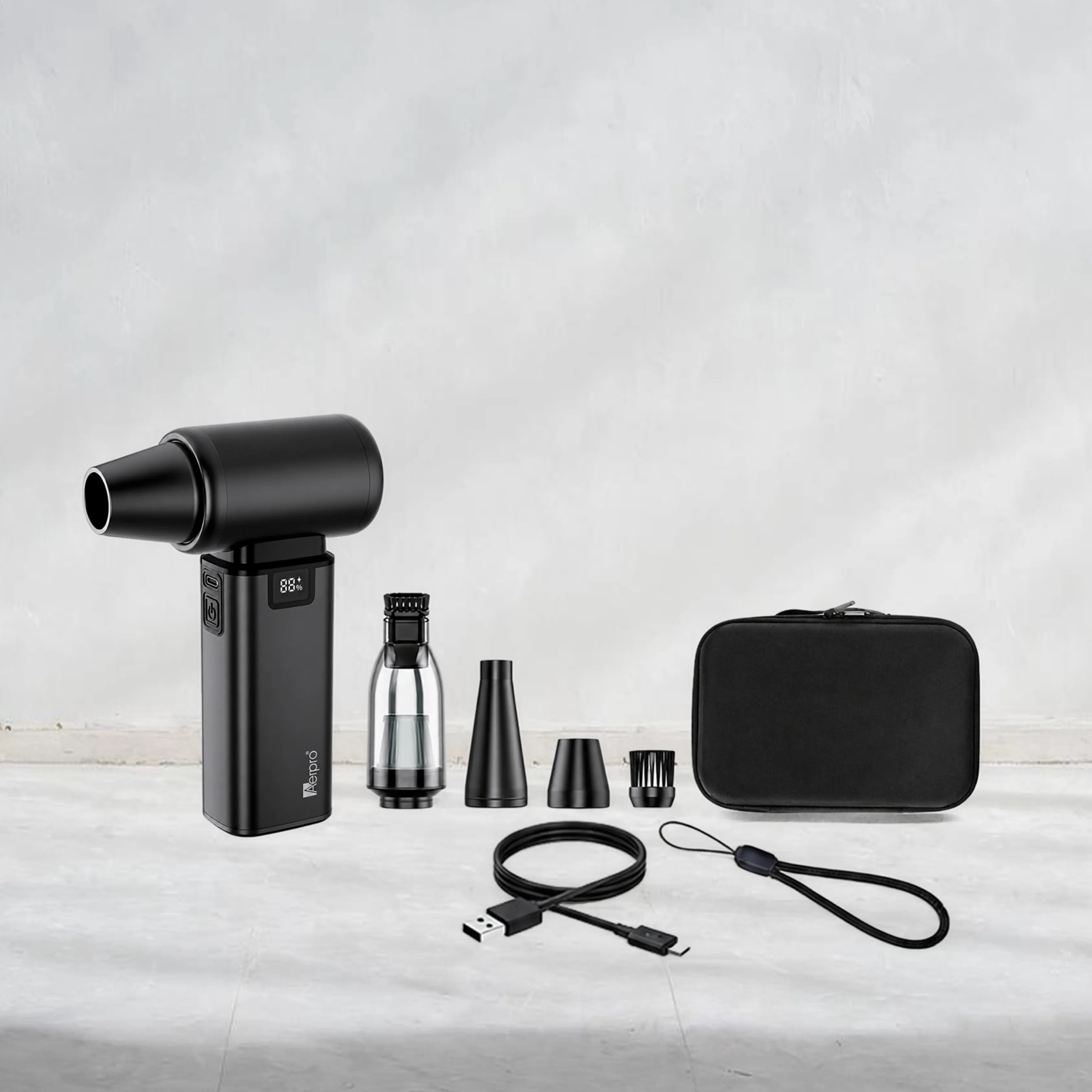 Aerpro APDBV1 2-in-1 Handheld Dust Blower and Vacuum