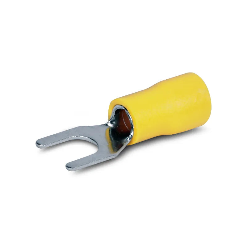 Aerpro APF10Y 5.3mm Yellow Fork Terminal - 100 Pcs.