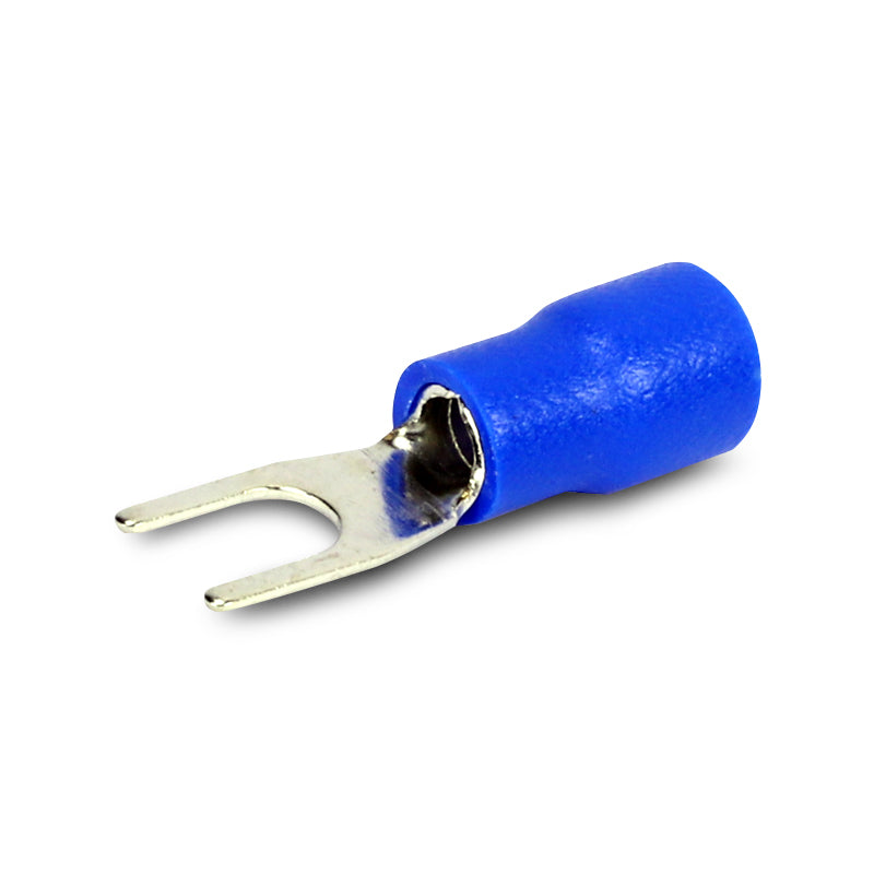 Aerpro APF6B 3.7mm Blue Fork Terminal - 100pcs