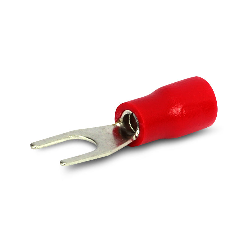 Aerpro APF6R 3.7mm Fork Terminal Red - 100pcs