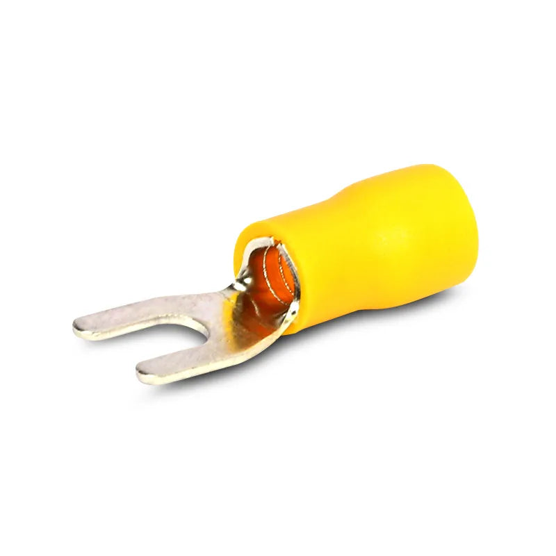 Aerpro APF6Y 3.7mm Fork Terminal Yellow - 100 Pcs.