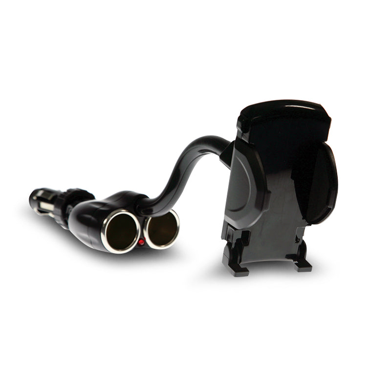 Aerpro APH300S Universal Phone Holder with Twin 12V Cigarette Sockets