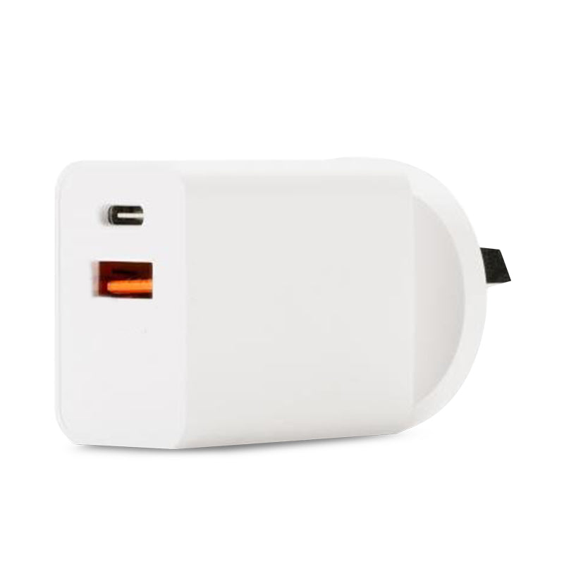 Aerpro APHC210 18 Watts USB-C + USB-A Wall Charger - White