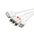Aerpro APL35 1.5M Audio Video Cable For iPhone/iPod (3 RCA & USB Output)