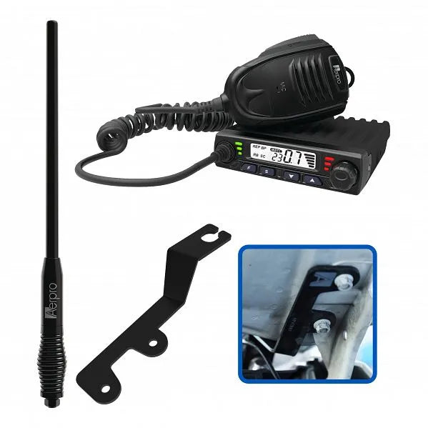 Aerpro APMTCBE1 5W UHF CB Kit Mitsubishi Triton MR 2019-2023