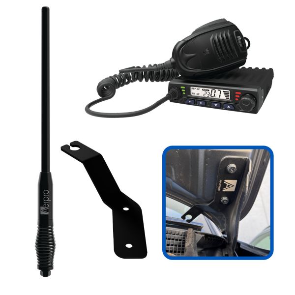 Aerpro APNICBE2 5W UHF CB Kit for Nissan Patrol Y62 2019-On