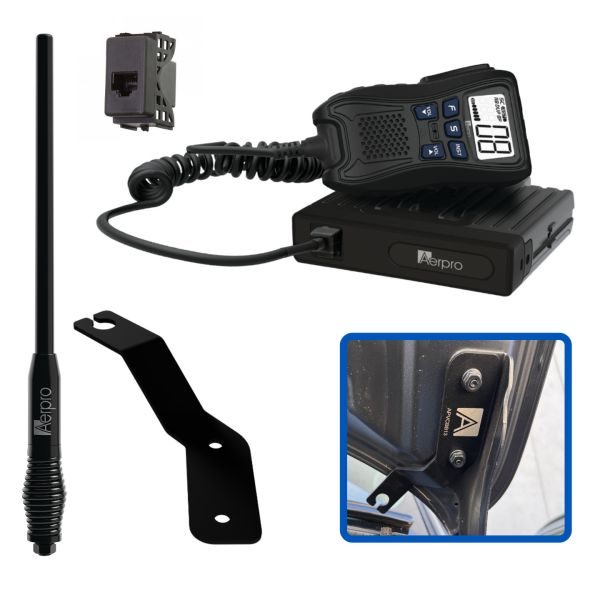 Aerpro APNICBH2 Hideaway 5W UHF CB Kit Nissan Patrol Y62 2019-On