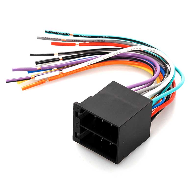 Aerpro APP7201M Male ISO to Bare Wire Harness