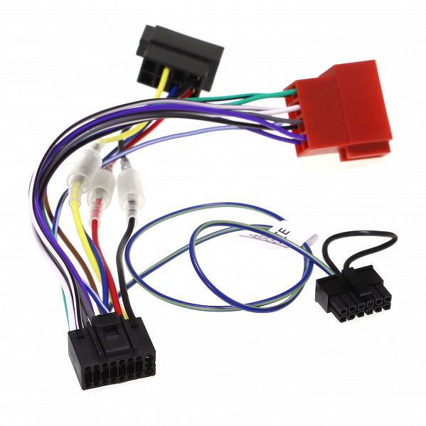 Aerpro APP9KE2 APP9 Secondary ISO Harness & SWC Patch Lead Suit Kenwood Headunits (16 Pin Connector)