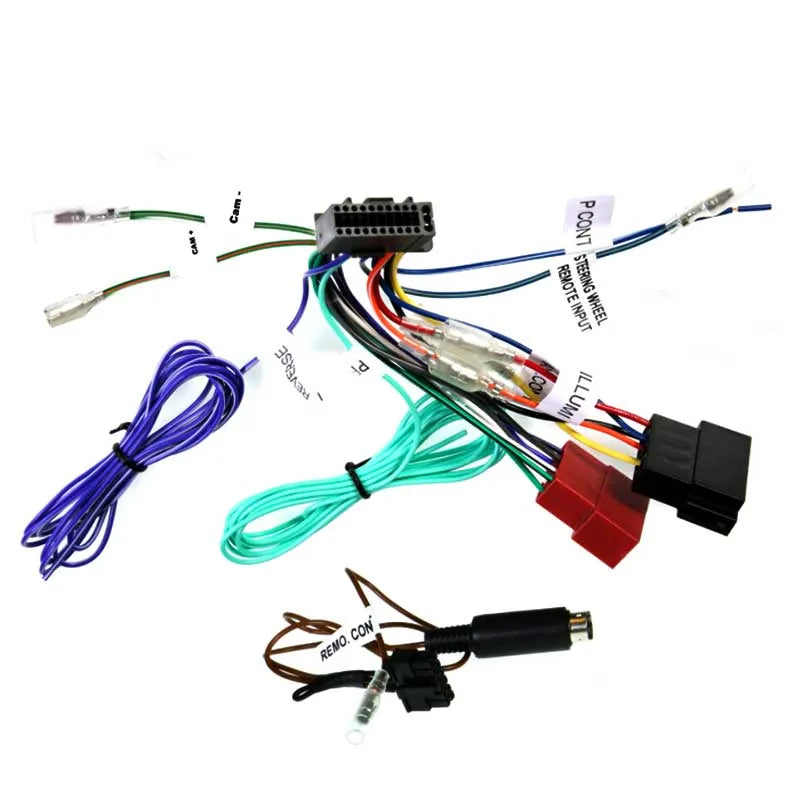 Aerpro APP9KE6 APP9 Secondary ISO Harness & SWC Patch Lead Suit Kenwood AV Headunits (22-Pin Connector)
