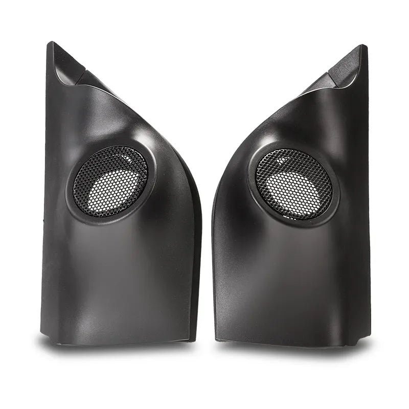 Aerpro APS276 42mm Black Front Door Sail Panels Tweeter Pods Suit Ford Ranger PX - Pair