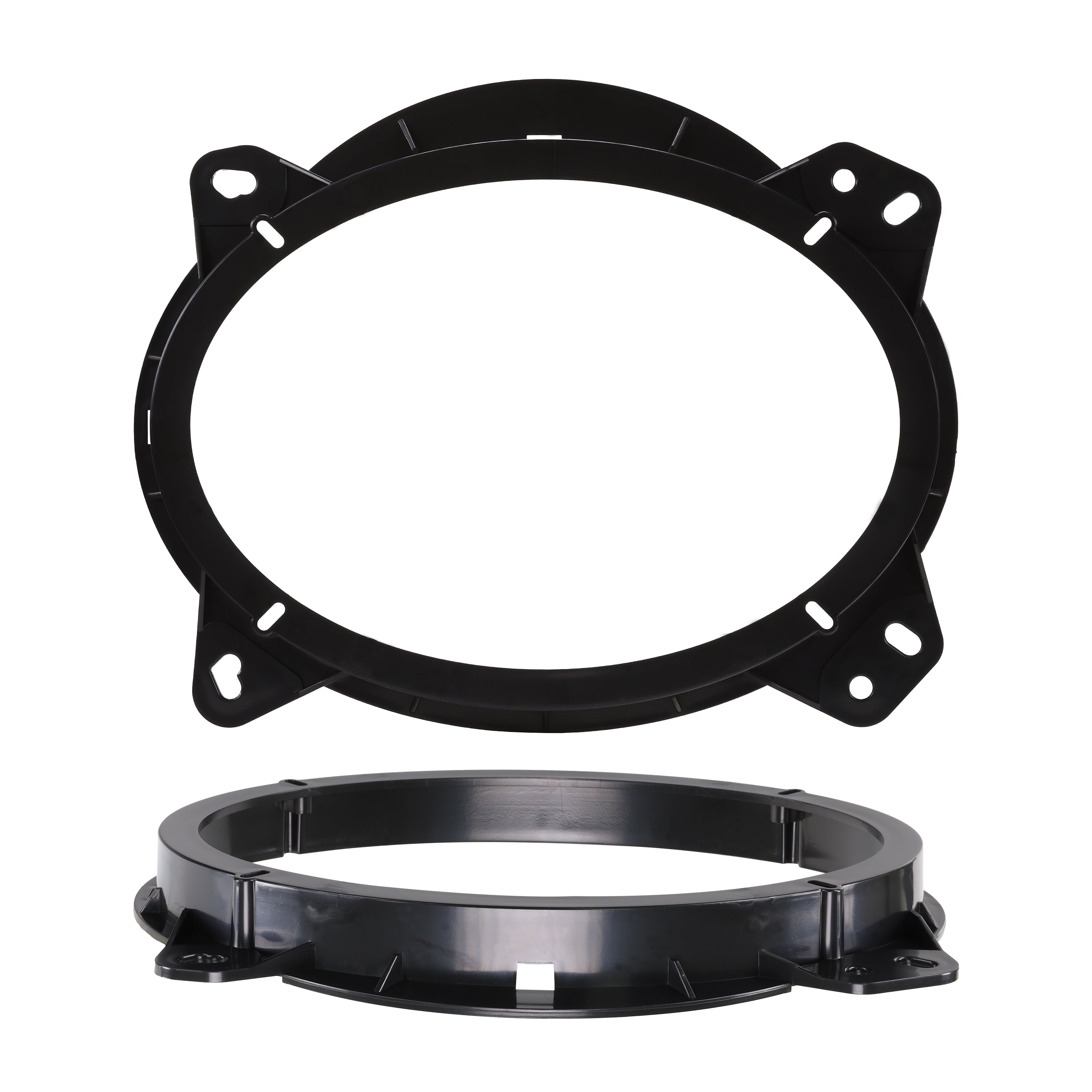 Aerpro APS333 black 6 x 9 inch spacer shown front on and side on