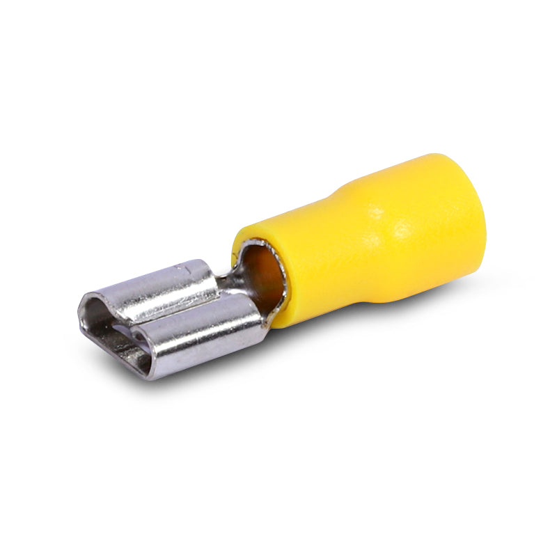 Aerpro APSF63Y 7.4mm Female Spade Terminal Yellow - 100pcs