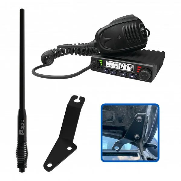 Aerpro APTYCBE4 5W UHF CB Kit Toyota Prado 150 Series