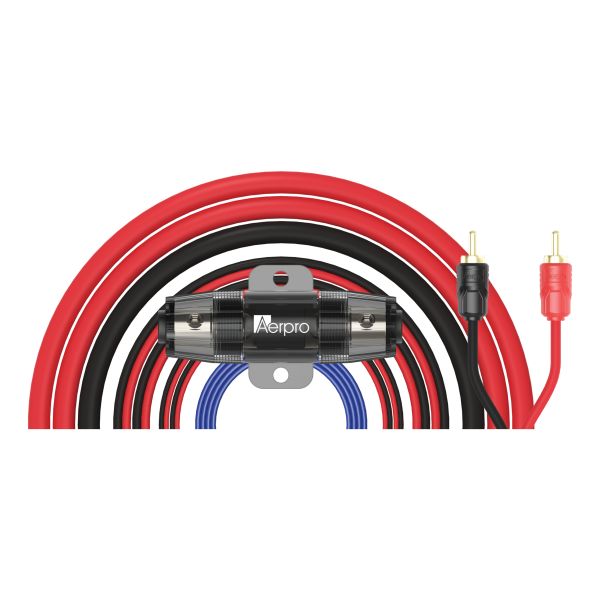 Aerpro APW24 2 Channel 4GA Amplifier Install Kit 900W CCA