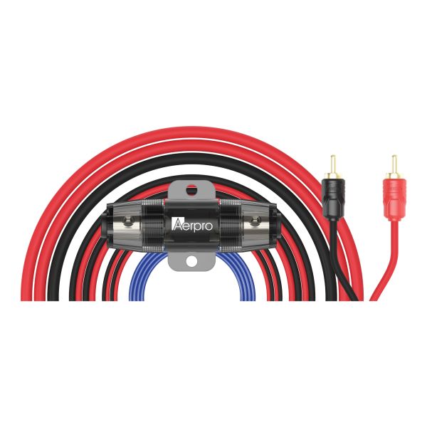 Aerpro APW28 2 Channel 8GA Amplifier Install Kit 300W CCA