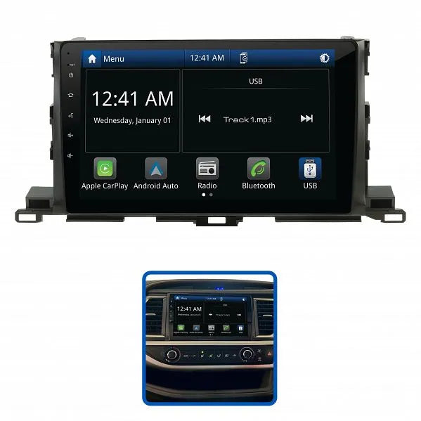 Aerpro AMTO38 10" Multimedia Receiver Suit Toyota Kluger 2014 - 2019