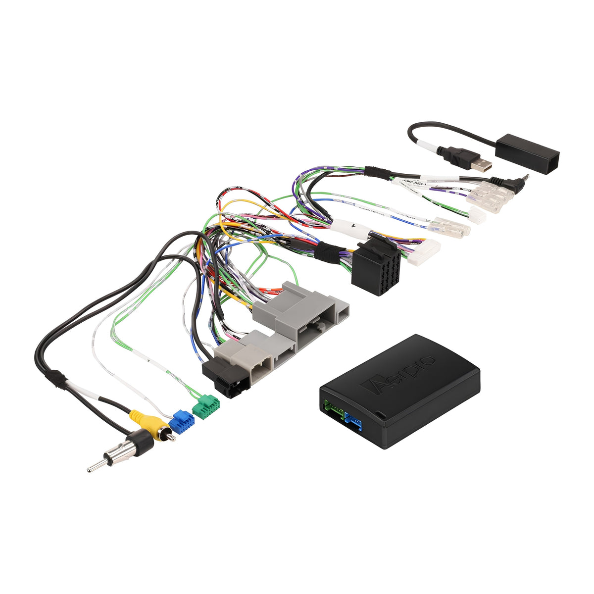 Aerpro ASHO17C Honda Steering Wheel Control Interface Camera USB Antenna Retention