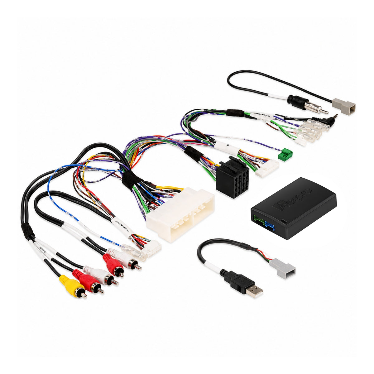 Aerpro ASHY16C Hyundai Kia Steering Wheel Control Interface Camera AUX USB Antenna