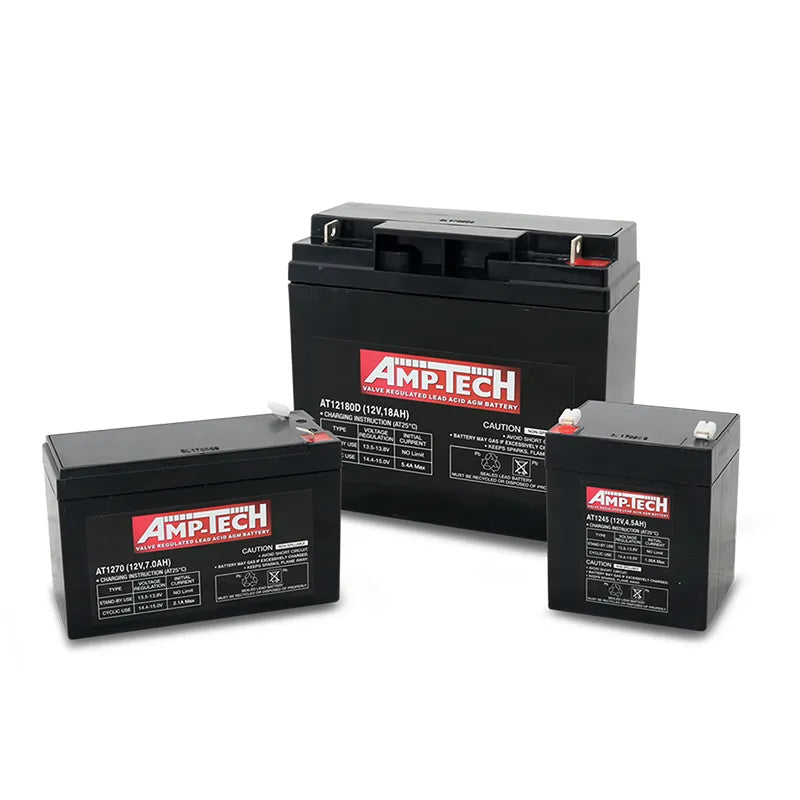 Amp-Tech AT1212 SLI/AGM General Purpose Battery (12V 1.2Ah)
