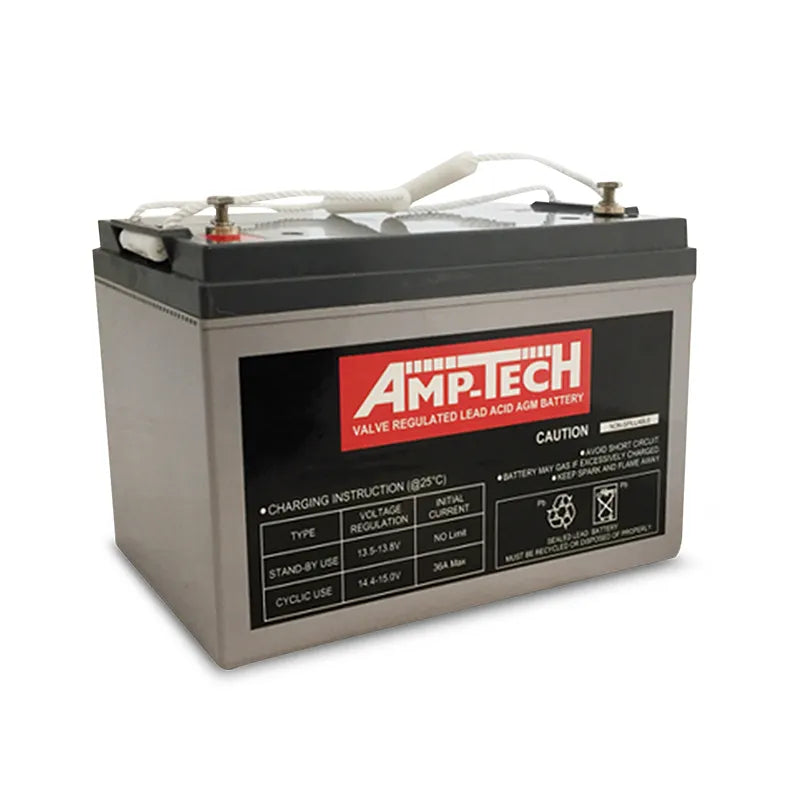 Amp-Tech AT12200D VRLA/AGM Deep Cycle Battery (12V 20Ah)