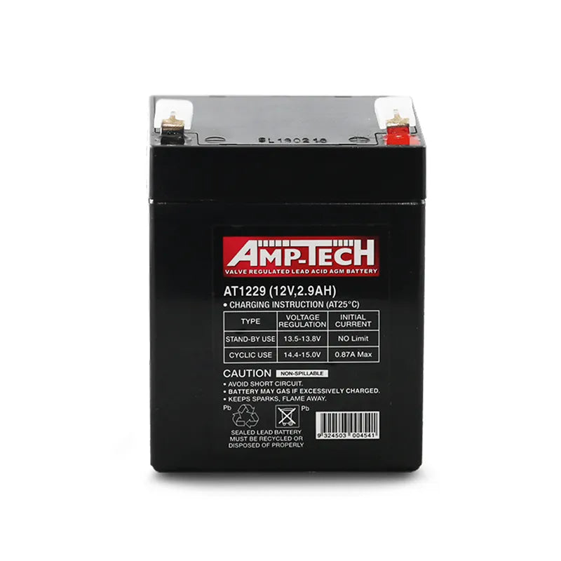 Amp-Tech AT1229 SLI/AGM General Purpose Battery (12V 2.9Ah)