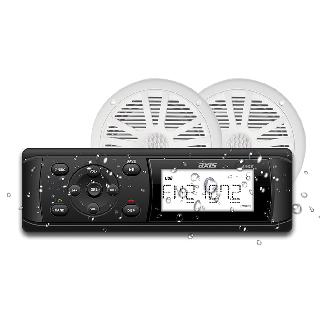AXIS AT1912KIT - Marine Bluetooth Receiver with 6.5