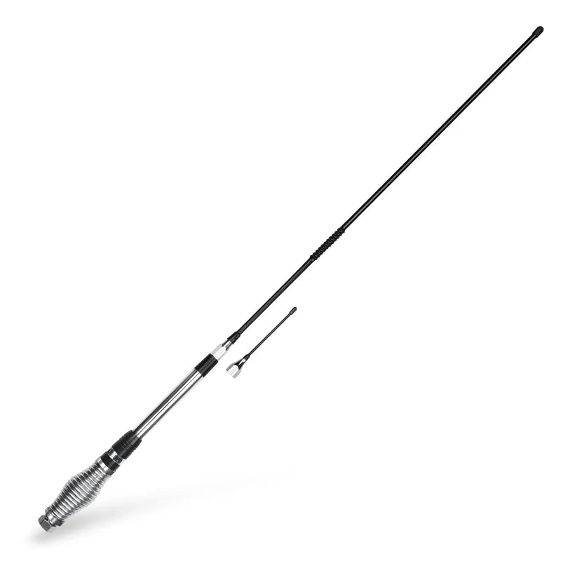 Uniden AT880TWIN 6.6 dBi Gain UHF Antenna – Elevated Feed and Fibreglass Whip with Black Heat Shrink