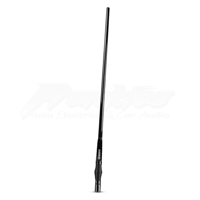 Uniden ATX970 Heavy Duty Fibreglass Raydome Antenna – Black (6.6 dBi Gain)