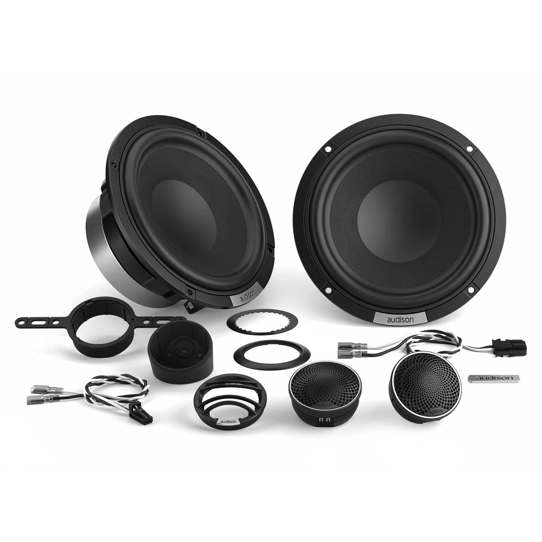 Audison AVK6APII | 6.5" 2-WAY 4 OHM Active Speakers | Pair