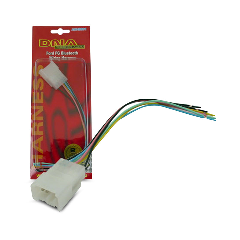 DNA AWH8001 Bare Wire Harness Suits FG Ford Bluetooth