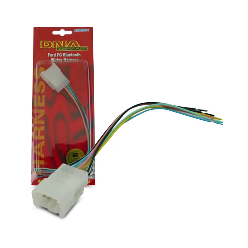DNA AWH8001 Bare Wire Harness Suits FG Ford Bluetooth