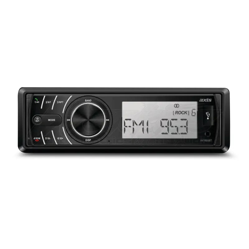 Axis AX1801BT 12/24V Bluetooth Mechless Multimedia Player