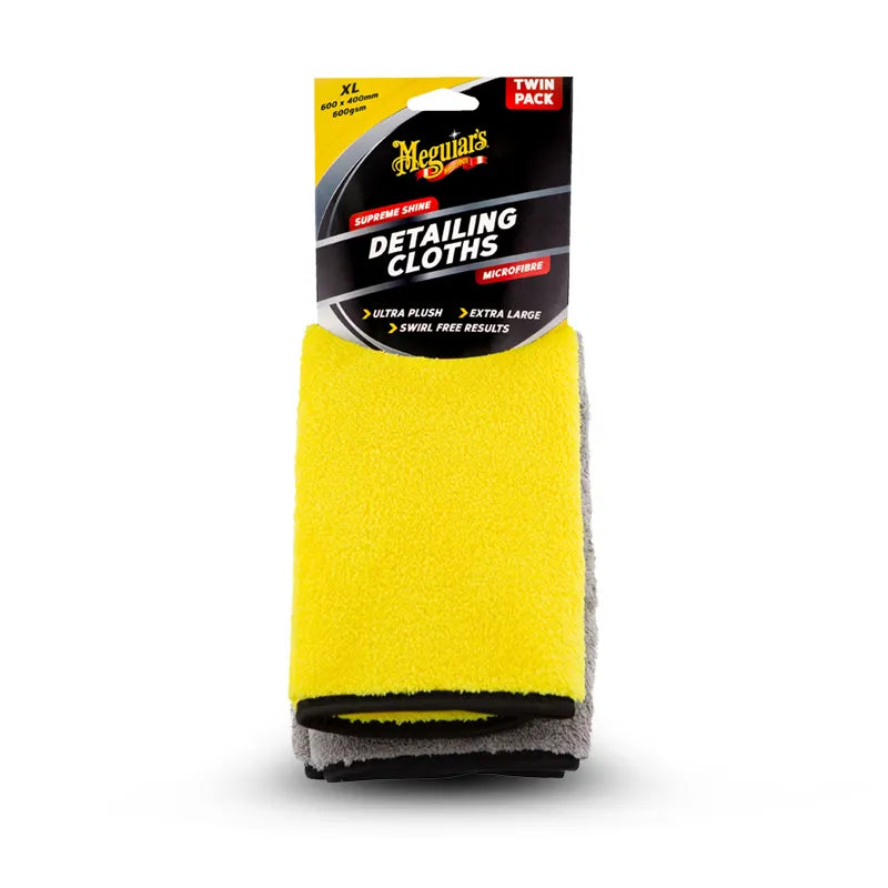Meguiar's AX2020 Supreme Shine Detailing Cloth - Twin Pack