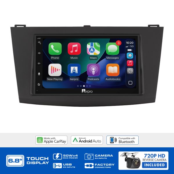 Aerpro AX7514K 6.8" Multimedia Head Unit Upgrade Kit Mazda 3