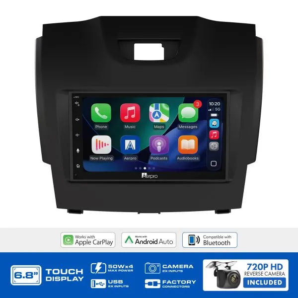 Aerpro AX8063BK 6.8" Head Unit Kit Holden Colorado Isuzu D-Max MU-X