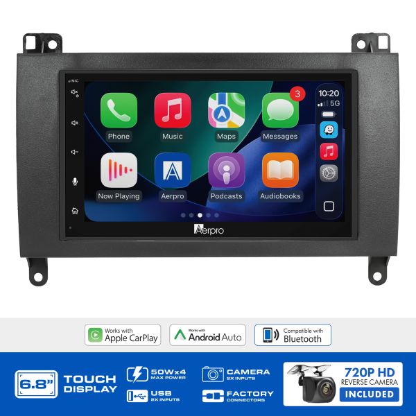 Aerpro AX8529K 6.8" Multimedia Head Unit Upgrade Kit Mercedes Sprinter