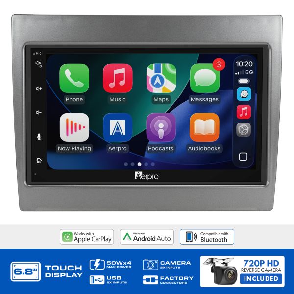 Aerpro AX9056GK 6.8" Head Unit Kit Holden Commodore VY-VZ Grey