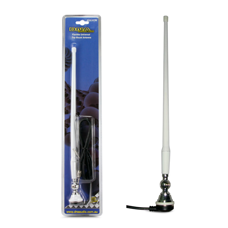 DNA AXA102W AM/FM Flexible Antenna - White