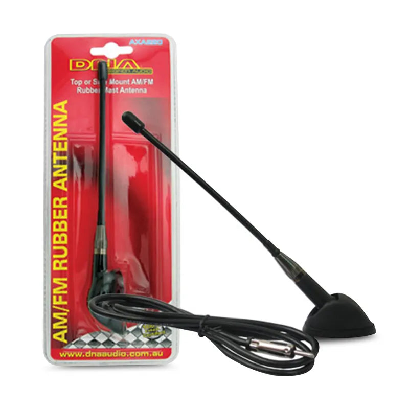 DNA AXA220 15cm Top or Side Mount Rubber Mast AM/FM Antenna