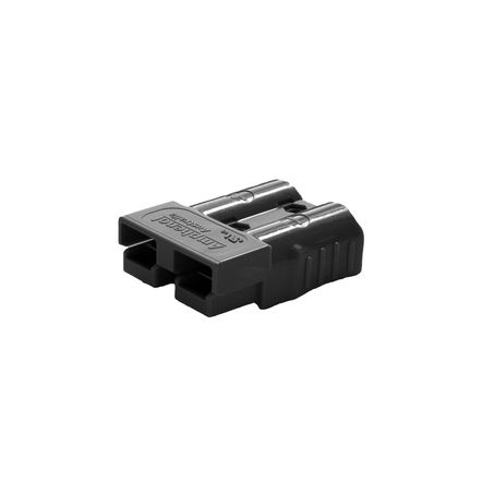 Amphenol AXC500H6-2 50A Heavy Duty Power Connector, Black - 1 Pair with Terminals