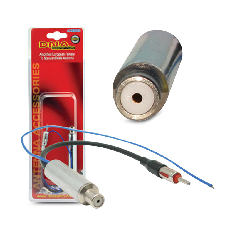DNA AXE003 Amplified Female European Socket to Male Motorola Plug Antenna Adaptor