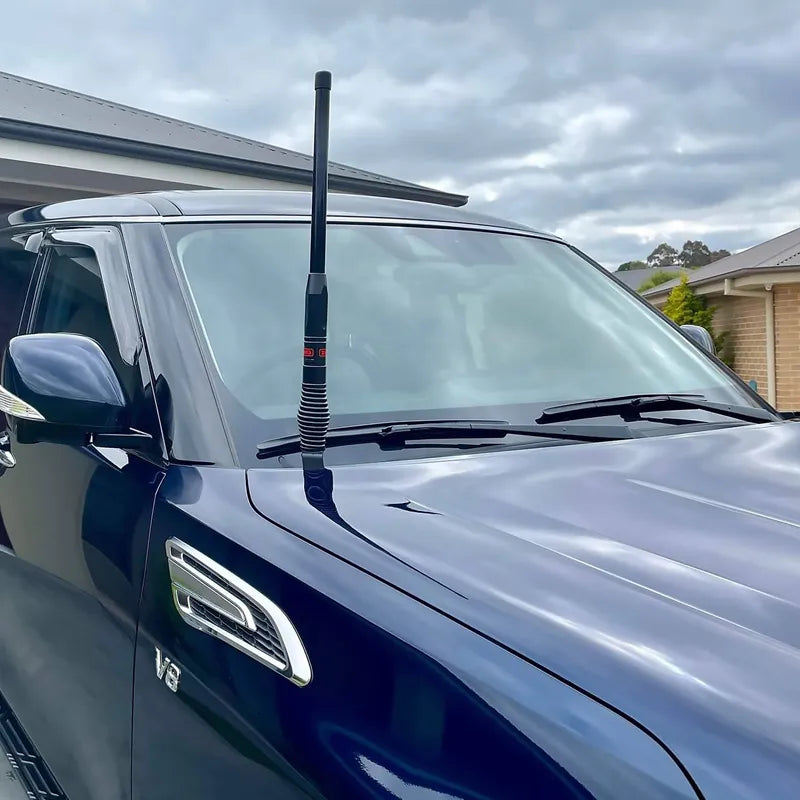 GMF4x4 BB-015D (015D-BB) UHF Antenna Bonnet Bracket To Suit Y62 Patrol S5 (2020+) - Driver Side