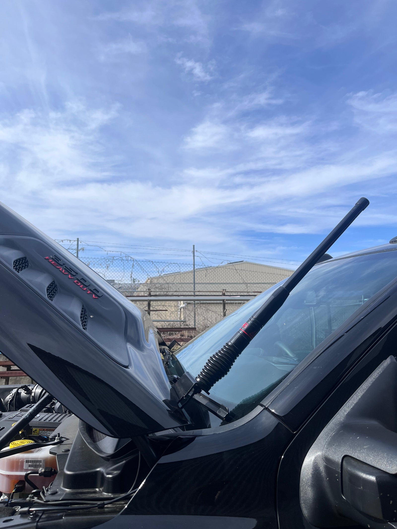 GMF4x4 215D-BB Dodge RAM 3500 Fifth Generation 2019+ Driver Side Bonnet UHF Antenna Bracket