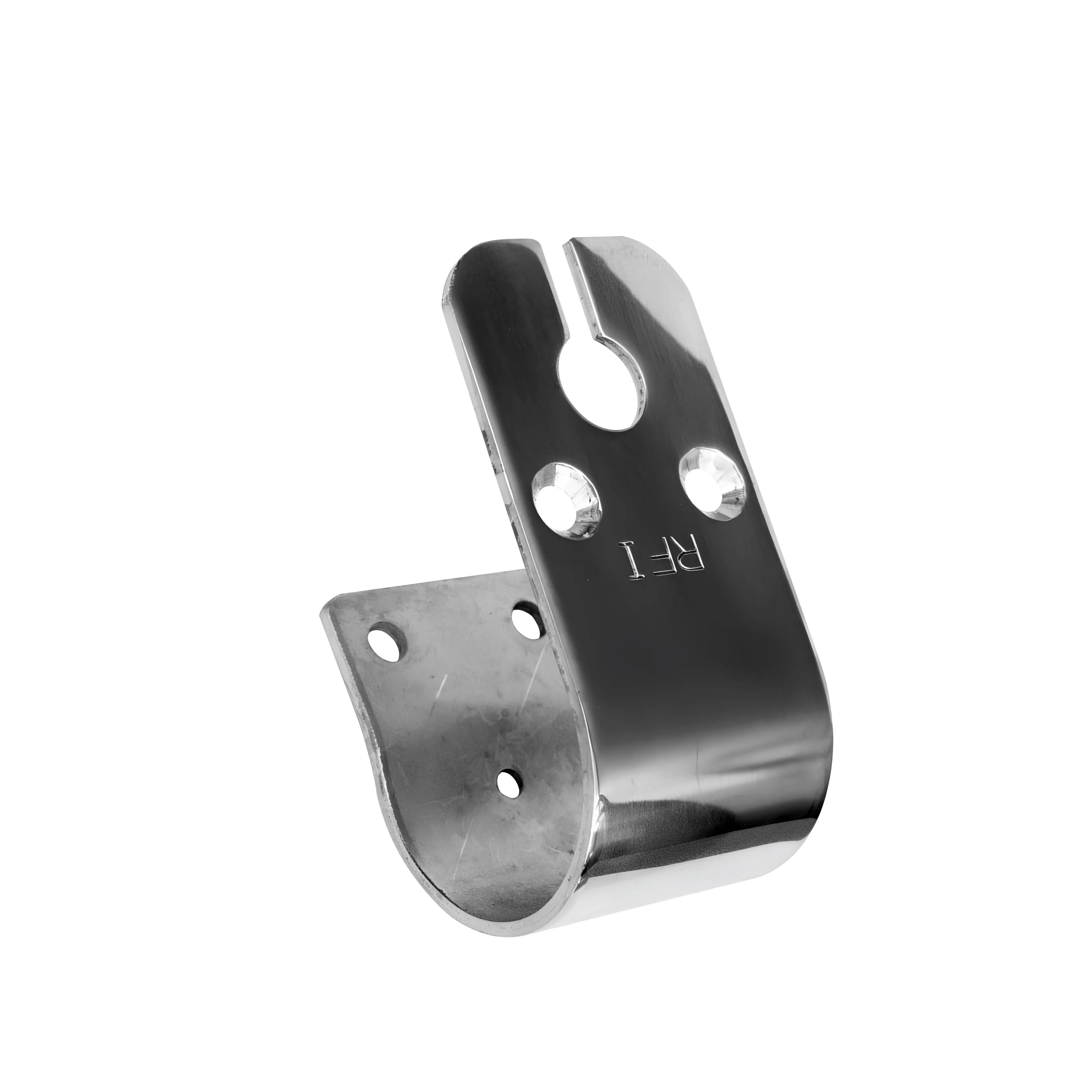 RFI BBWM-63 Polished Stainless Steel Wrap Around Bull Bar Bracket
