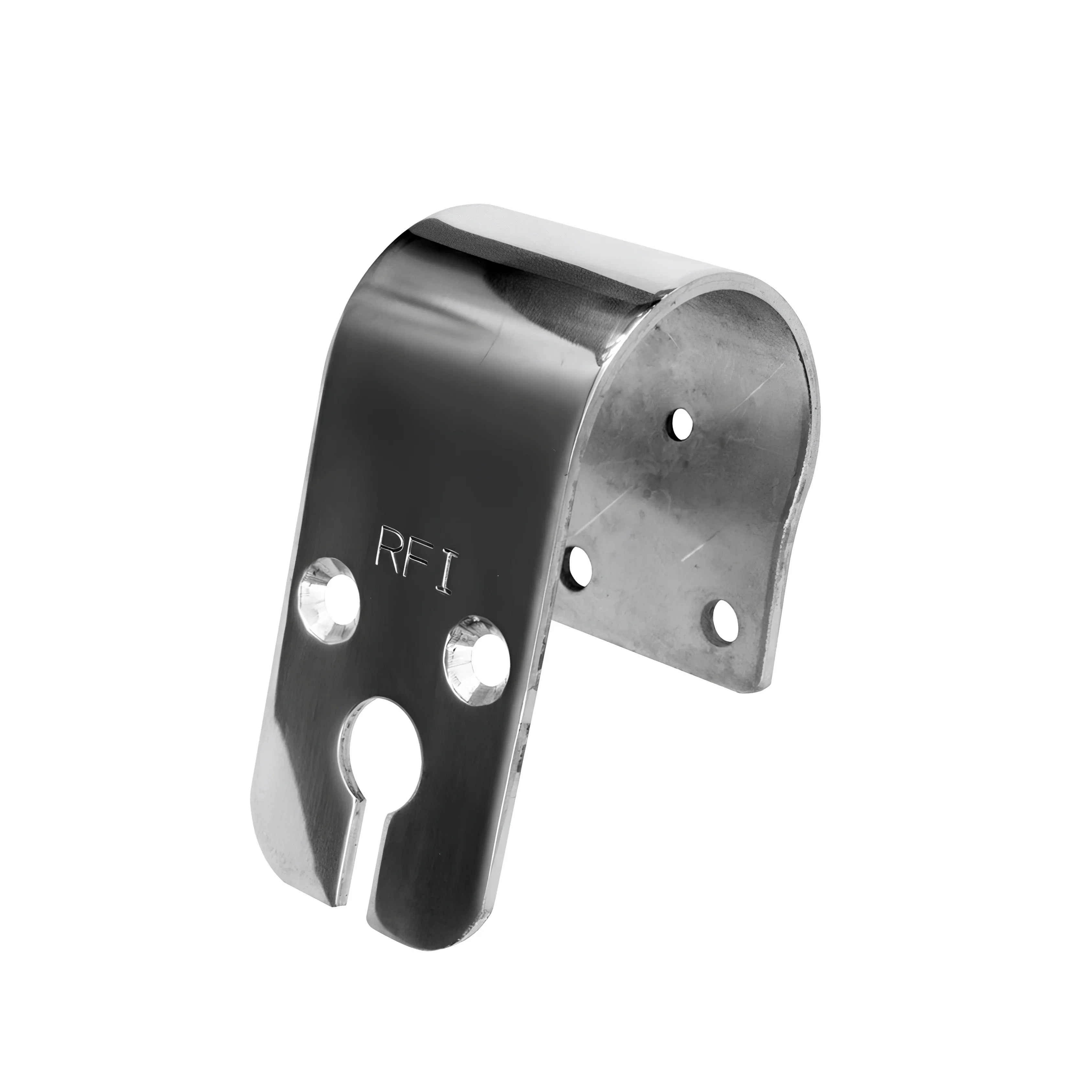 RFI BBWM-76 Polished Stainless Steel Wrap Around Bull Bar Bracket