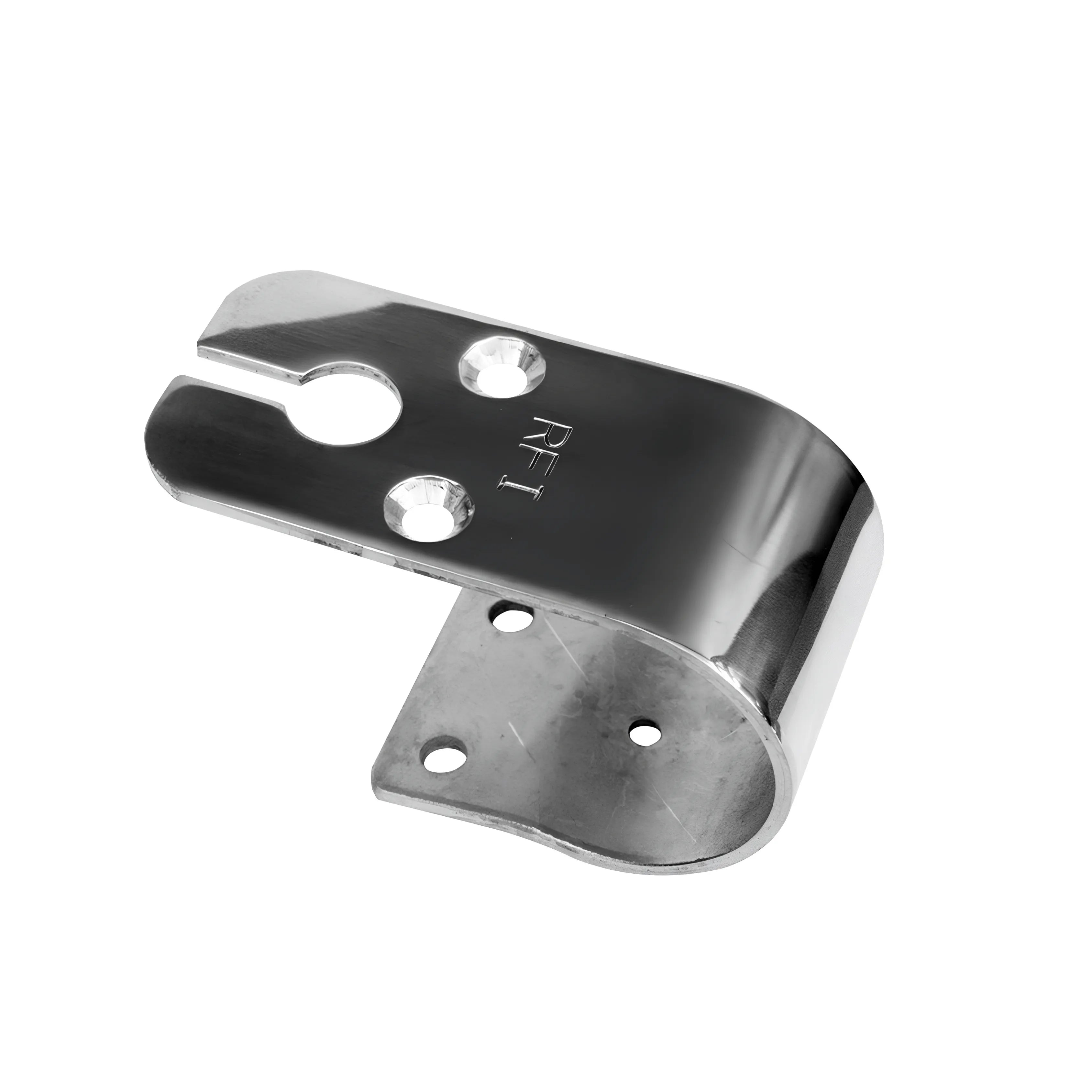 RFI BBWM-76 Polished Stainless Steel Wrap Around Bull Bar Bracket